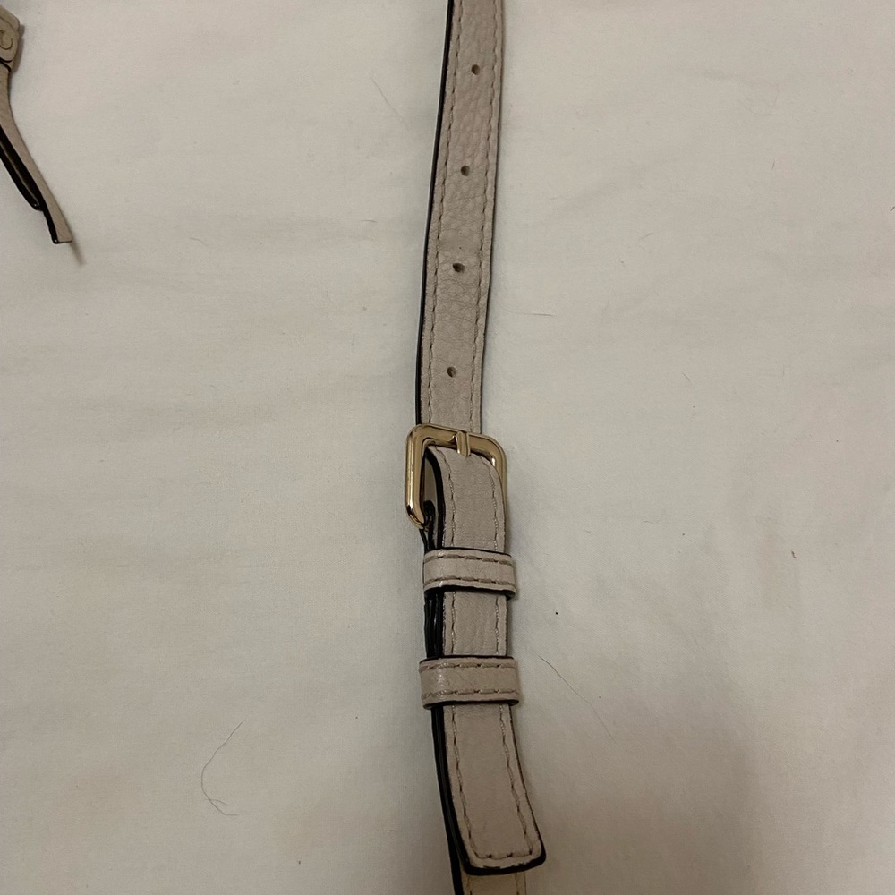 Kate Spade large stone / cream crossbody bag